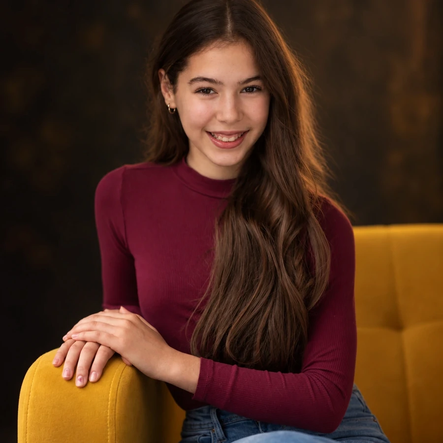 Warm portrait of Samara DiGregorio