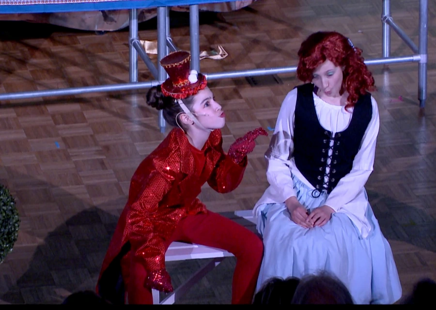 Samara performing in The Little Mermaid
